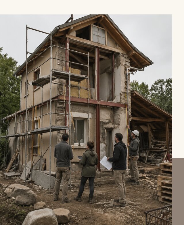 Реконструкция загородного дома под ключ в Крымске от бюро