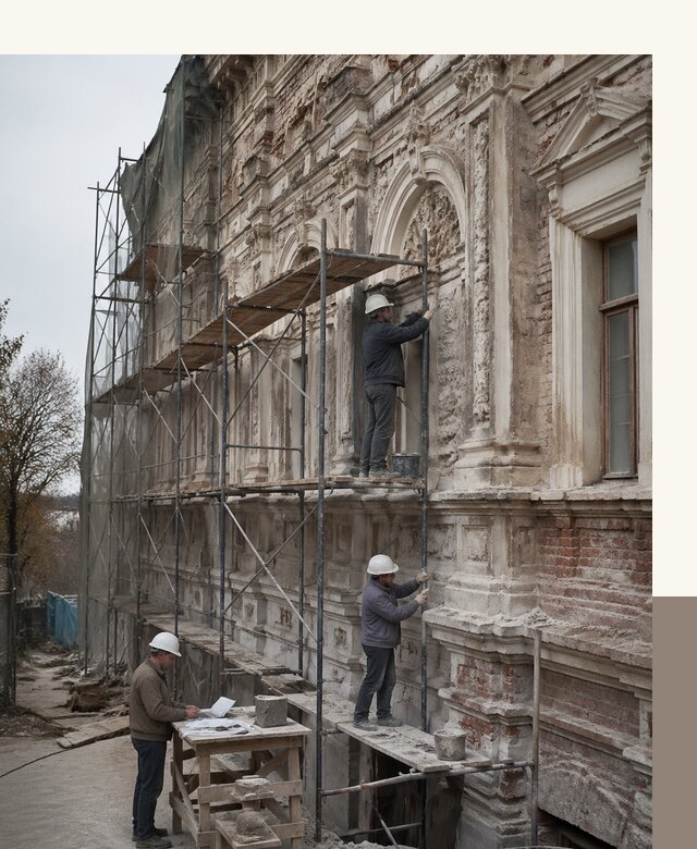 Реставрация объектов культурного наследия под ключ в Крымске